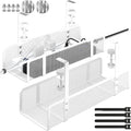 Under Desk Cable Management Tray, Wire Management Desk Cable Organizer Cable Management Box, Cord Organizer Storage for Office, Home