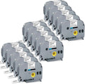 15-Pack 12mm 0.47 Inch Laminated White TZe Tz Tape Replace for Brother Label Maker Tape TZe-231 Compatible with P Touch Label Maker PT-D210 PT-D220 PT-D200 PT-H100 PT-D400 PT-D600