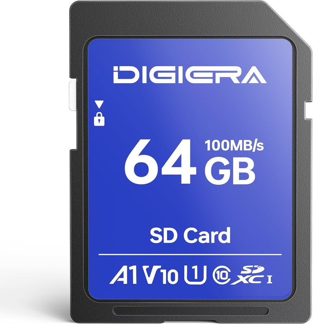 64GB CS100 SDXC UHS-I Memory Card - up to 100MB/s, C10, U1, V10, Full HD, SD Card for Computers, Digital Cameras, Home Theatre Devices, Car Navigation Systems (1 Pack)