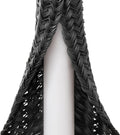 ZhiYo 20ft - 1/4 inch Cable Sleeve, Cord Wrap Wire Protector Tubing for Pets, PC Cable Wrap, Computer Cable Management Sleeve - Black