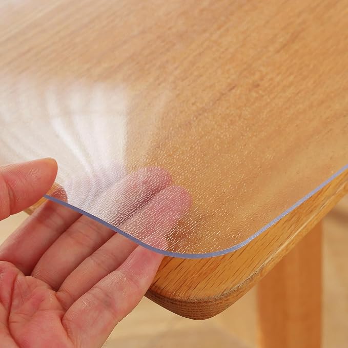 OstepDecor Frosted Clear Table Cover Protector 40 x 78 Inch, 1.5mm Thick - Image 8