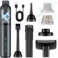 Car Vacuum Portable with 16000Pa Powerful Suction, Handheld Vacuum Cordless Rechargeable Blow & Suction 4 in 1, Small Vacuum Cleaner for Car, Home, Office, Outdoor (Grey)