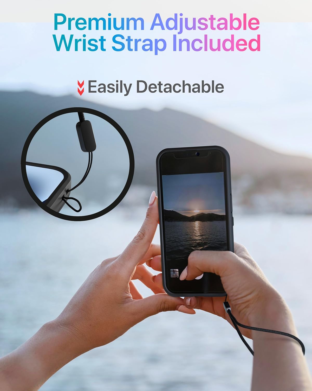 TORU CX Slim for iPhone 15 Case Wallet | Protective Shockproof Heavy Duty Cover with Hidden Card Holder & Card Slot | Mirror & Wrist Strap Included - Leopard