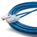 TRUECABLE Cat6 Component Rated Patch Cable, Unshielded (U/UTP), 25ft, Blue, 28AWG Solid Copper, Snagless 10G High-Speed Ethernet Cable, PoE++ 4PPoE 100W, UL Listed, RoHS-3, 1 Pack