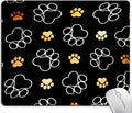 Hokafenle Mouse Pad, Cute Dog Paw Mouse Pad Design, Mouse Mat Square Waterproof Mousepad Non-Slip Rubber Base Computer Mouse Pads for Office Home Laptop