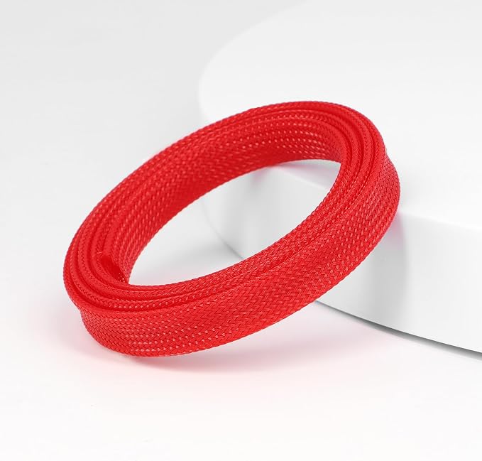 25ft PET Expandable Braided Cable Sleeve 13/16inch Pet Braided Cable Sleeve - Image 3