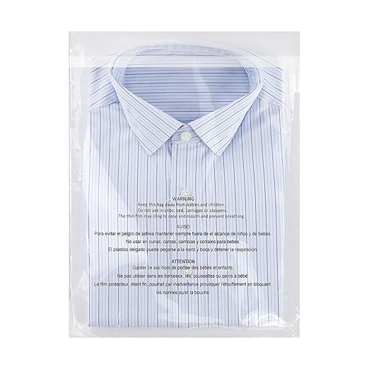 iMailer - 100 Count - 13" x 15" Clear Plastic Poly Bags by iMailer