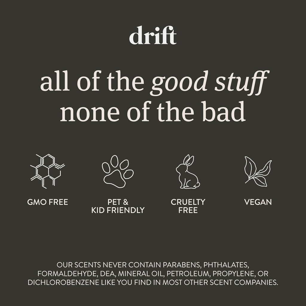Drift Car Air Freshener - The Original Wood Air Freshener - Car Odor Eliminator - Long Lasting Scent - Metal Clip - Essential Oils - Clean Ingredients - Amber Scent 3 Pack Refill - NO CLIP INCLUDED