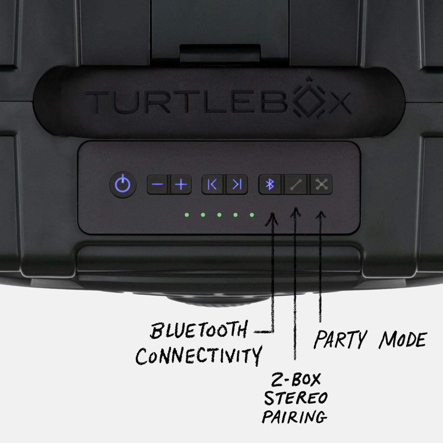 Turtlebox Original Gen 3: Portable Outdoor Bluetooth Speaker – Ultra-Loud (120dB), Waterproof (IP67), Rugged, Impact-Resistant, 3-Day Battery | Party Mode: Unlimited Pairing Stereo, Green/Yellow