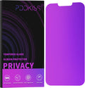 Compatible for iPhone 13 Pro Max Privacy Screen Protector/iPhone 14 Plus Screen Protector 6.7 Inch, Purple Gradient Anti Spy Anti Blue Light HD Tempered Glass Easy Installation