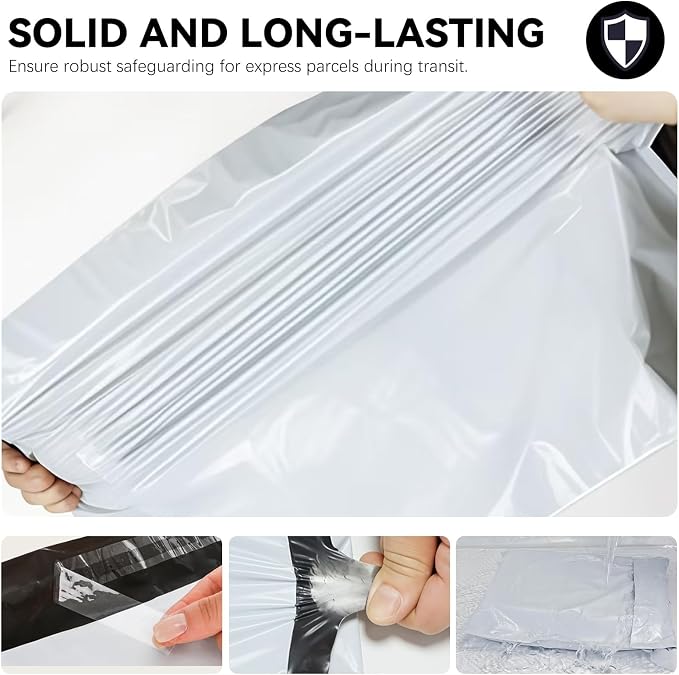 19"x24" Poly Mailers，White Shipping and Envelope Bags Pack of 3 - Image 3