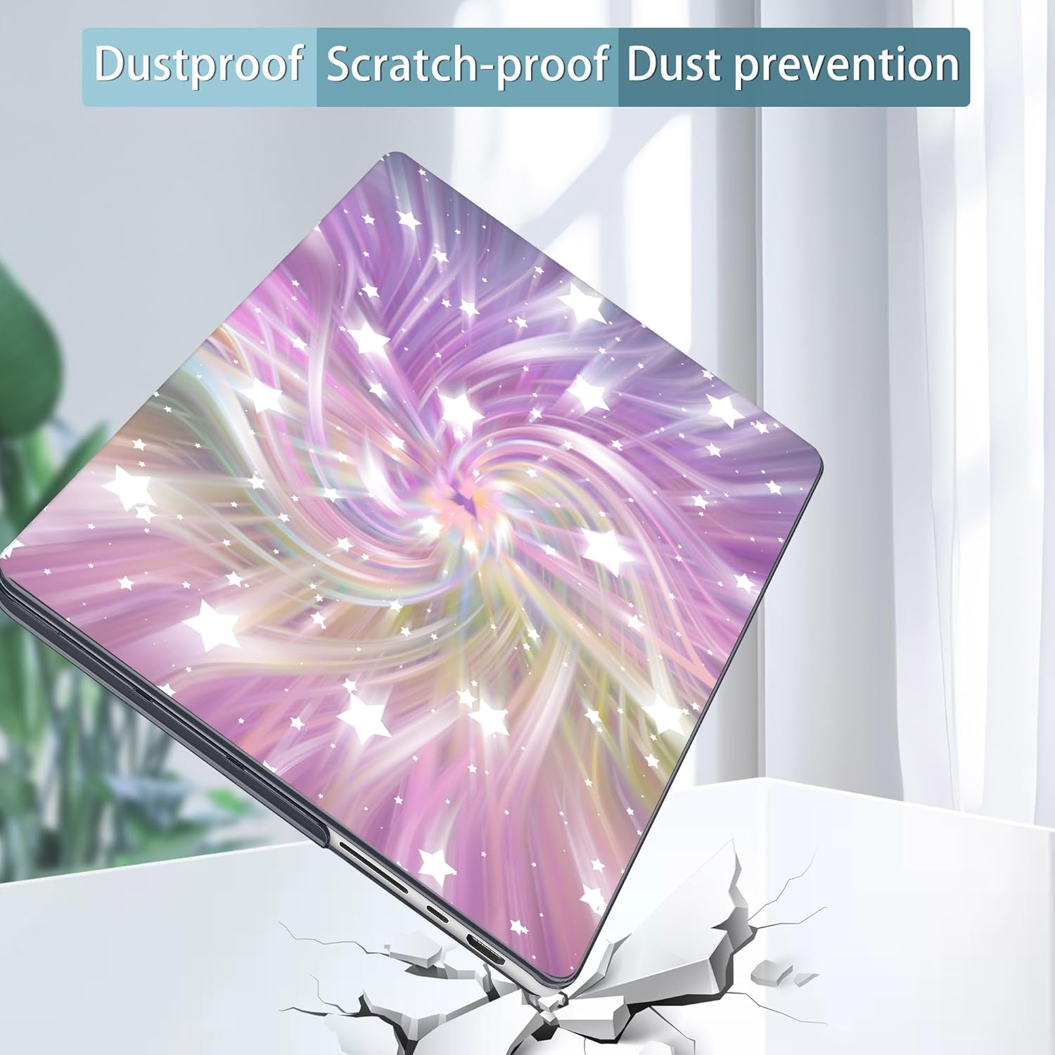 Tuiklol for MacBook Pro 14 Inch Case 2024-2021 Release M4 A3112 A3401 A3185/M3 A2918 A2992/M2 A2779/M1 A2442 Pro/Max,Hard Shell Case with Keyboard Cover & Screen Protector for Touch ID,Bright abstract