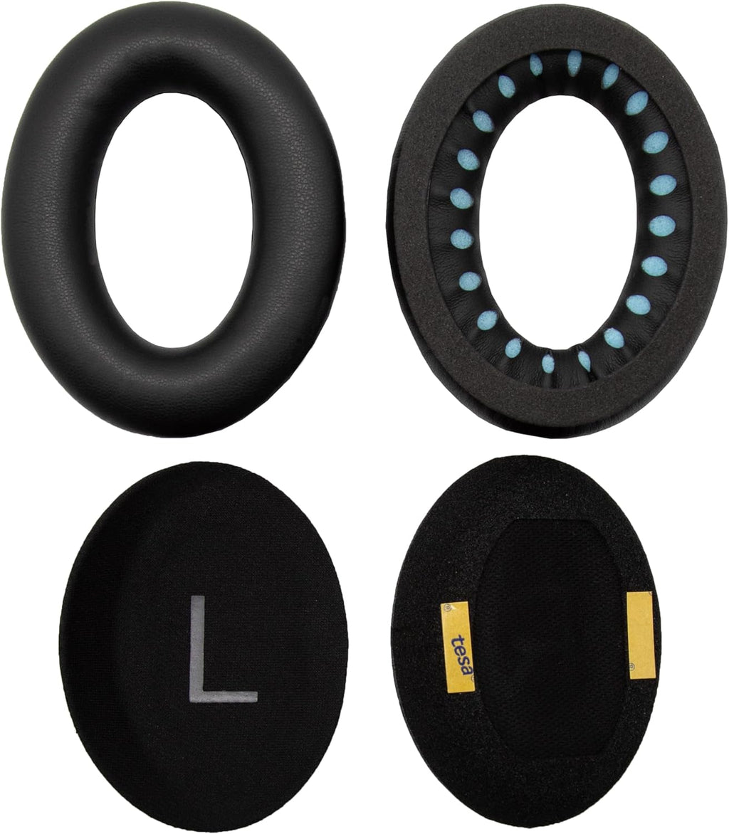 Replacement Ear Pads - Compatible with Bose QuietComfort 45 / SE Headphones, Soft Protein Leather,Premium Noise Cancelling Earpads, Durable & Comfortable Ear Cushions (QC 45-Black)