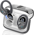 Wireless Earbuds 75hrs Bluetooth 5.4 Headphone Sport, 2025 Bluetooth Earbuds Stereo Deep Bass Over Ear Bud with Earhooks, ENC Noise Cancelling Mic, IPX7 Waterproof Earphone, Iron Gray