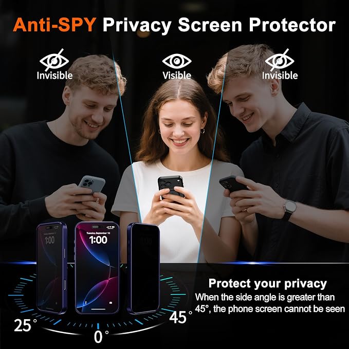 for iPhone 14 Case with Privacy Screen Protector and Camera Protection - Image 7