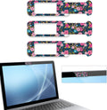 Webcam Cover, 3 Pieces, Laptop Camera Cover, Privacy Shielding Capacity is Twice as Big as The Traditional, Suitable for Computer Mobile Phones, laptops, Tablets and so on (Flower 1)