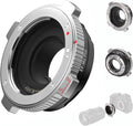 VILTROX EF-M1 Pro Lens Adapter, Auto Focus Ring Mount Adapter Lens Converter with Security Lock Compatible with Canon EOS EF/EF-S Lens to M4/3 MFT GH4 GH5 GF6 GX7 E-M5 E-M10II E-PL5 Cameras