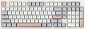 EPOMAKER Galaxy100 QMK/VIA Wireless Gaming Keyboard, Aluminum Shell, Bluetooth/2.4Ghz/USB-C, Pre-Lubed Hot-Swappable Linear Switches, NKRO, RGB Backlit (Creamy White, Wisteria Linear Switch)