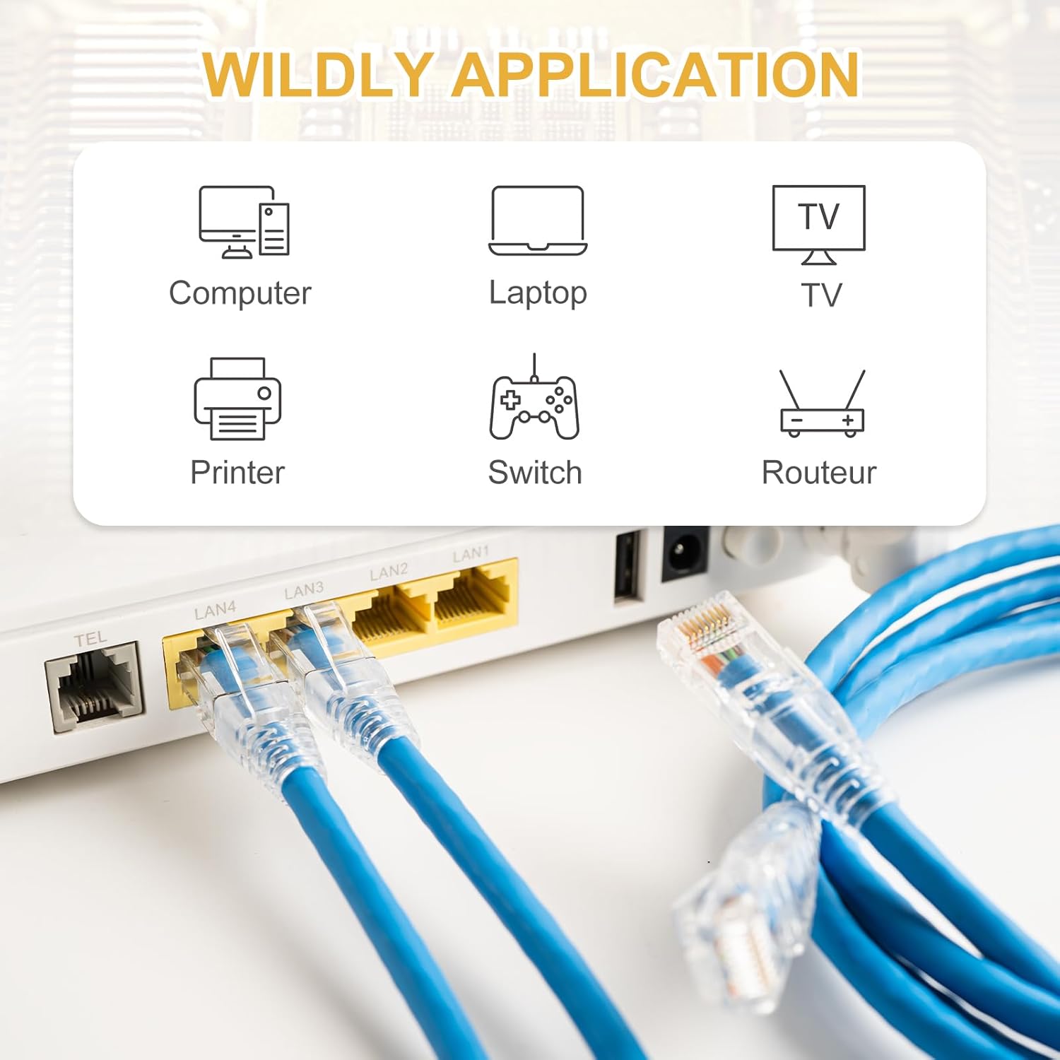 MECCANIXITY 30pcs Cat6 RJ45 Pass Through Connectors, RJ45 Connector 8P8C Gold Plated Plugs with 30pcs Light Grey Strain Relief Boots for Solid or Stranded UTP Ethernet Cable, 1.1mm