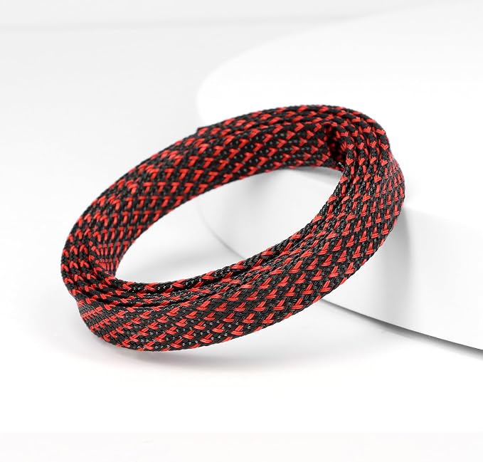 25ft PET Expandable Braided Cable Sleeve 1/2inch Pet Braided Cable Sleeve - Image 3