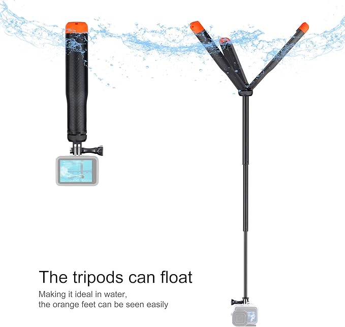 Floating Selfie Stick for GoPro Hero 13 12 11 10 9 8 Mini Max Fusion Session - Image 2