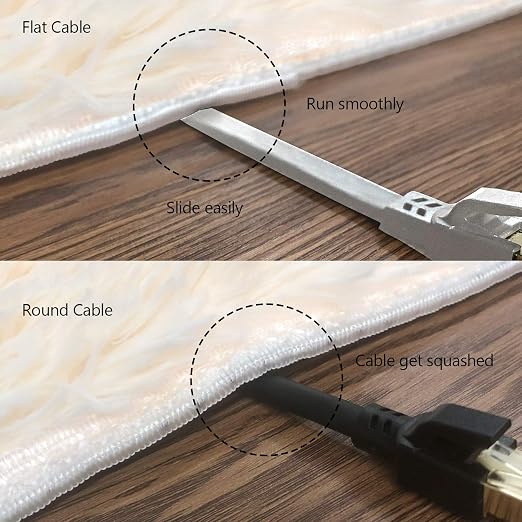 Jadaol Cat 8 Ethernet Cable 15 ft, 40Gbps 2000MHz Flat RJ45 S/FTP LAN Patch - Image 5