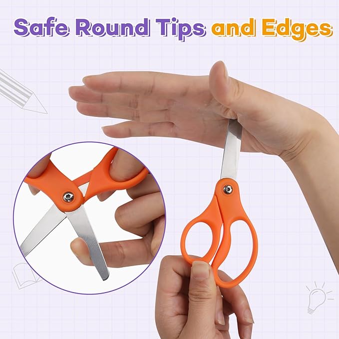 36 Packs Kids Scissors, Scissors - Image 3