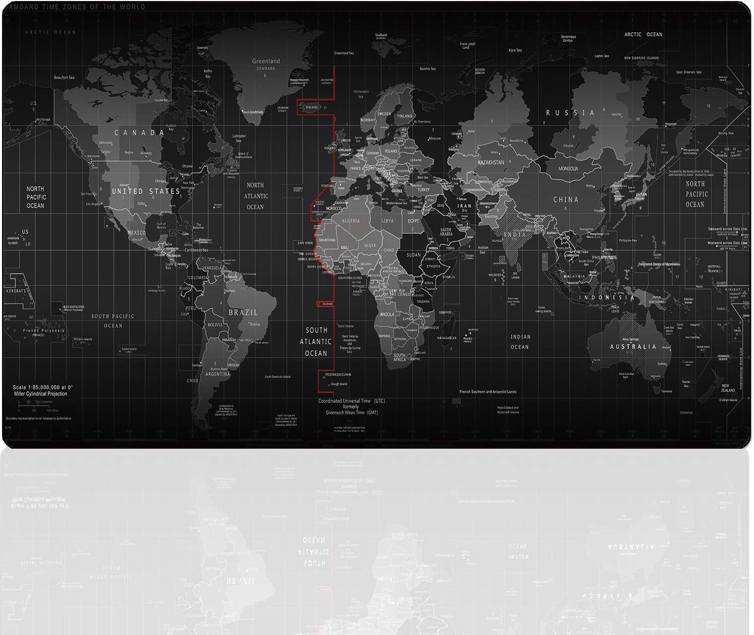 Gaming Mouse Pad Large Anti-Slip Rubber Base Size 47.2x15.7 in (47.2X15.7IN, 120x40 Map)