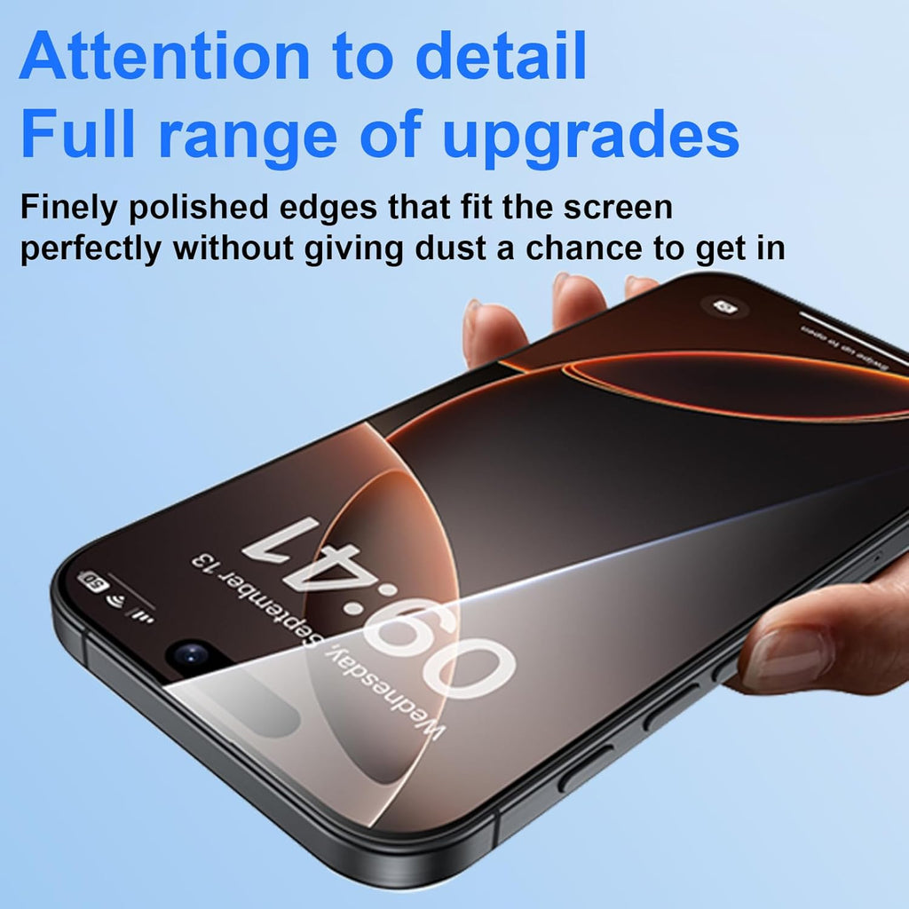 OneFish Full Edge Coverage Tempered Glass Screen Protector for IPhone 14 Plus/IPhone 13 Pro Max 6.7 inch 2 Pack Edge Reinforcement, Self-Aligning Installation, Case Friendly Privacy Screen Protectors