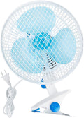 8-Inch Clip on Fan, 2 Speed Convertible Desk Fan with Strong Clamp, Tilting and Shaking with Strong Airflow, Quite, Powerful Clip Fa n on Bed and Desk for Home Office Dorm with 3.94FT Cable Cord