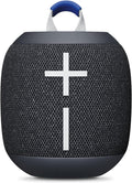 Ultimate Ears WONDERBOOM 4 Waterproof Bluetooth Outdoor Speakers with Big Bass & 360-Degree Sound, Dustproof Floating Wireless Speaker, 131ft Range - Black