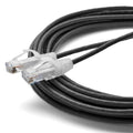TRUECABLE Cat6 Component Rated Patch Cable, Unshielded (U/UTP), 25ft, Black, 28AWG Solid Copper, Snagless 10G High-Speed Ethernet Cable, PoE++ 4PPoE 100W, UL Listed, RoHS-3, 1 Pack