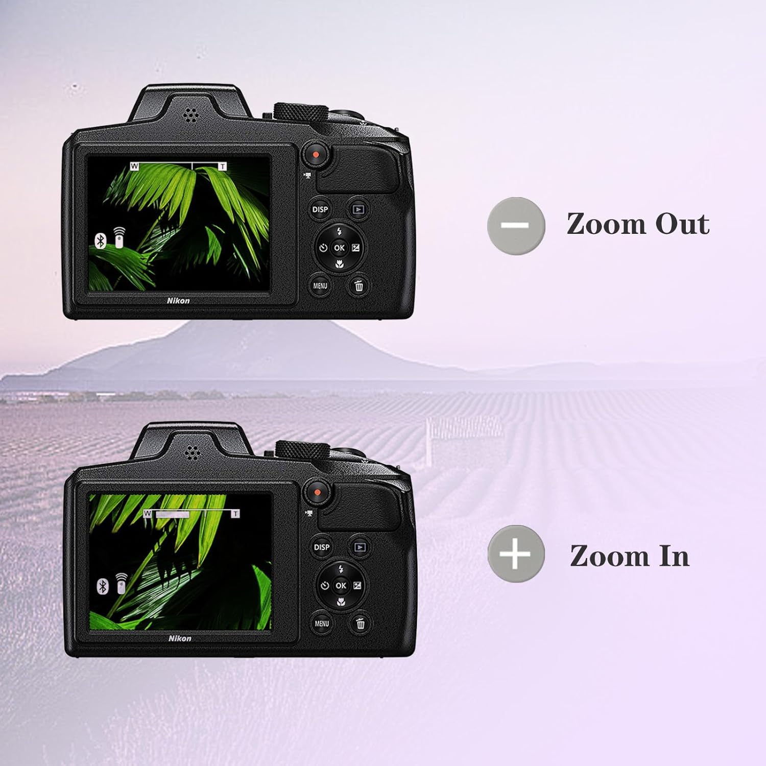AODELAN Camera Remote Control Wireless Shutter Release for Nikon COOLPIX P1000 P950 B600 A1000 Z50 Z30 Z fc Z6 II Z7 II,Replaces Nikon ML-L7