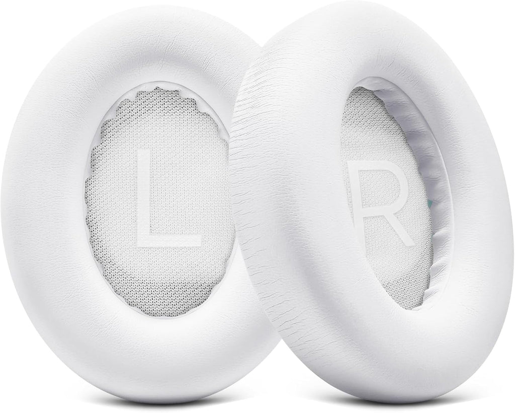 Replacement Ear Pads for Bose NC700 Noise Cancelling Headphones, Upgrade Protein Leather Earpad Cushions for Bose 700 Over-Ear Headset (Soapstone White)