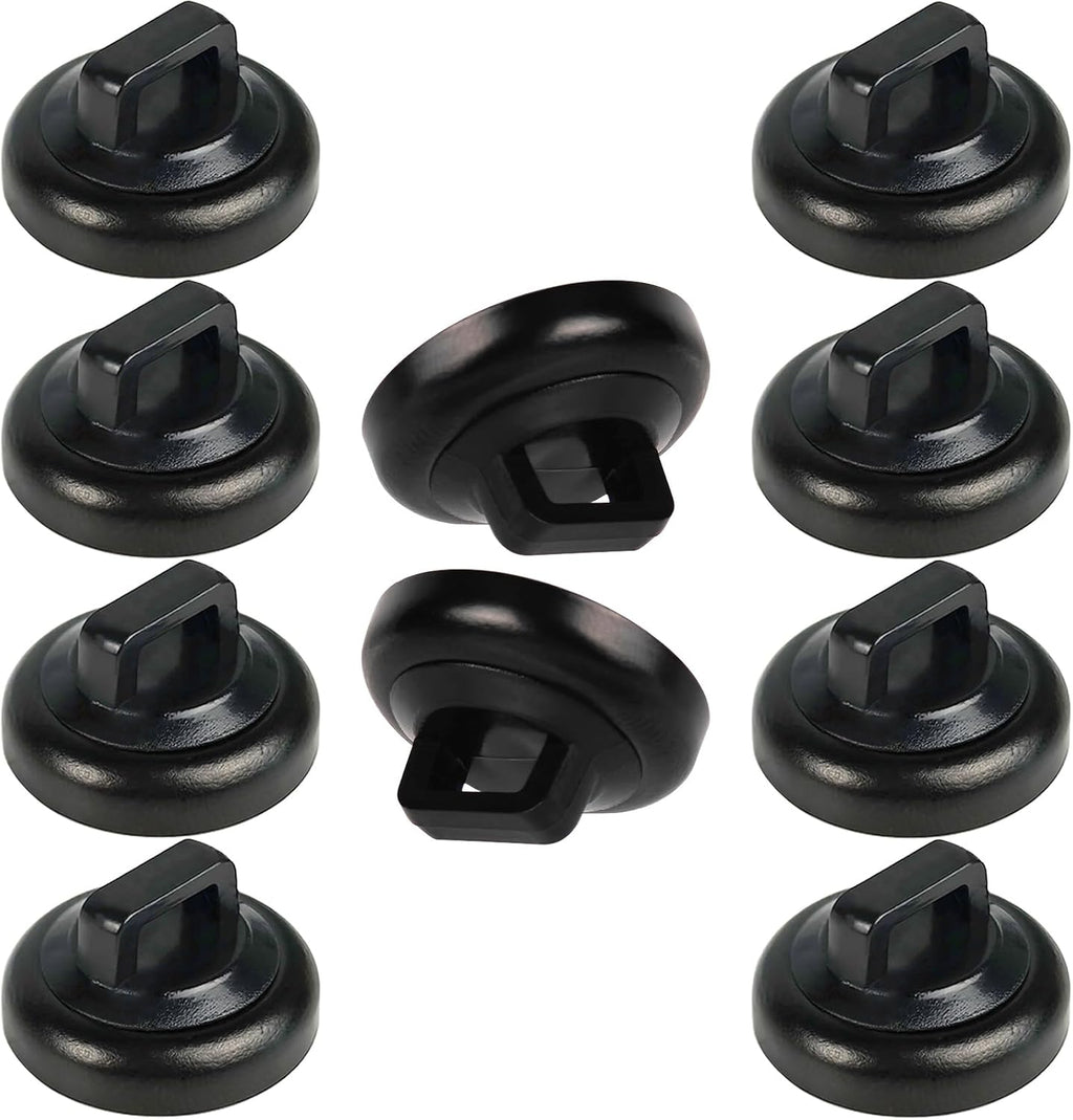 Magnet Zip Tie Mount Clips Magnetic Zip Ties Mount Base Holder Strong Wire Cable Holder Mount Wire Clips Management for Home Office Marine Electrical Wiring (D19 10 Pcs)