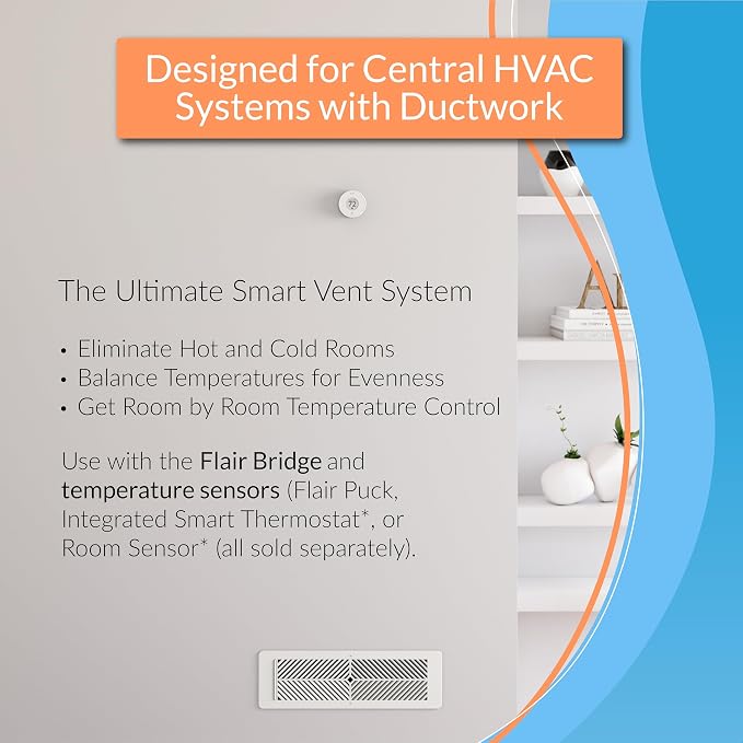 Flair Smart Register Supply Vent 8x10, AC Vent Cover - Image 2