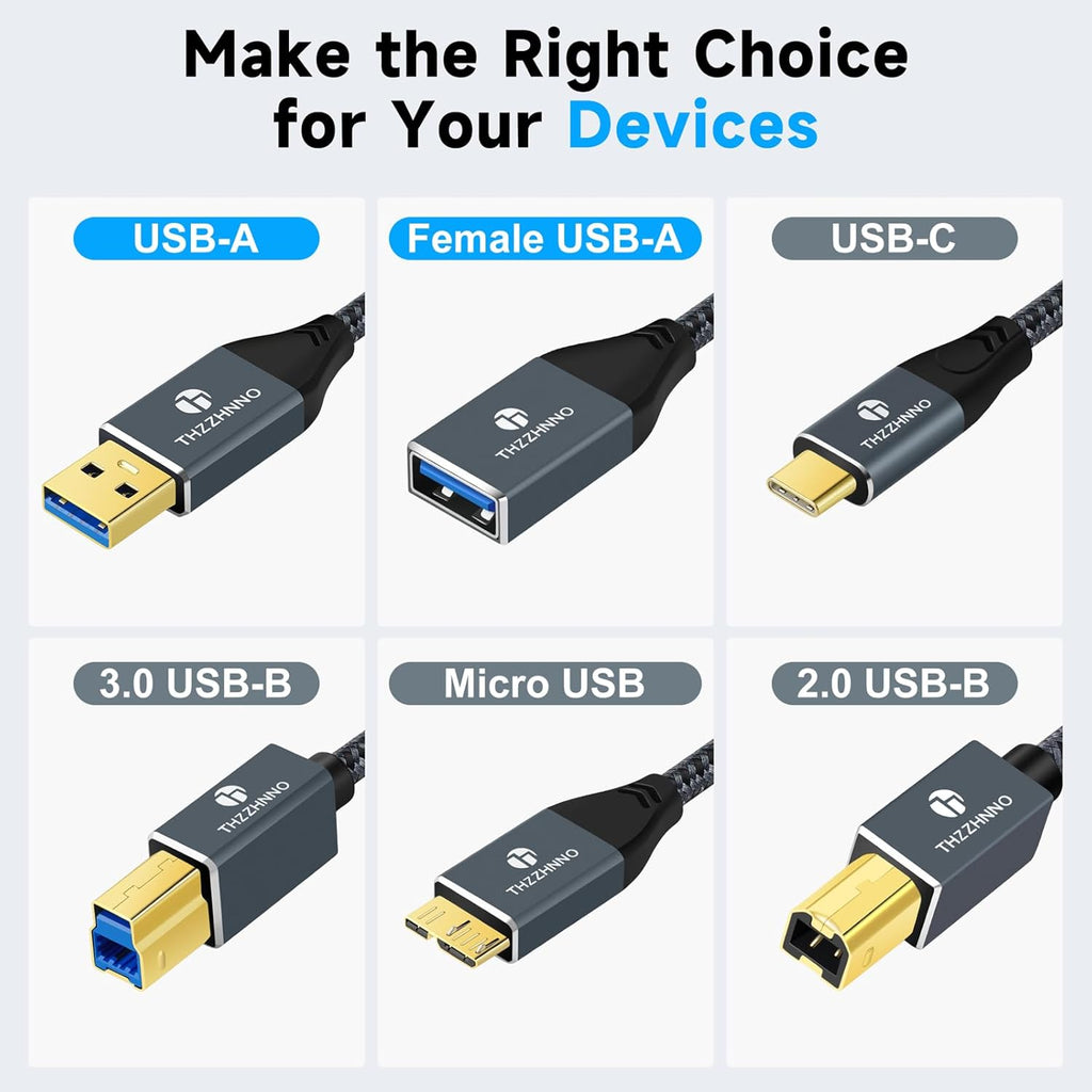USB 3.0 Extension 26FT, USB Male to Female USB 3.0 Extender Cable for Webcam, Camera, Phone, USB hub, Mouse, Keyboard, Printer, Hard Drive, Headset