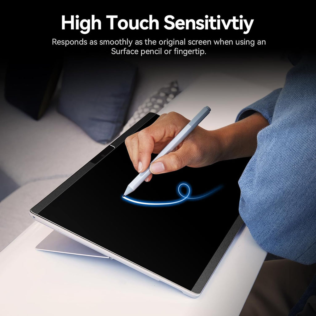 Magnetic Privacy Filter Compatible with Microsoft Surface Pro 7 Plus/Pro 7/Pro 6/Pro 5/Pro 4/Pro 3, 12.3 Inch Removable Anti Spy Glare Blue Light Privacy Screen
