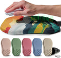 Ergonomic Raised Mouse Pad Wrist Support with Bilateral Slope Memory Foam Mousepad for Wrist Rest and Carpal Tunnel Pain Relief 11.8x7.9〃Colorful Lines