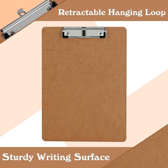 Clipboards, PANDRI 16 Pack Hardboard Office Clipboards, Low Profile Clip - Image 5