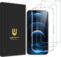 UNBREAKcable Shatterproof Tempered Glass Screen Protector for iPhone 12/12 Pro [2-Pack] [99.99% HD Clear] [Easy Installation Frame] [9H Hardness] [Full Coverage] [Bubble Free] for Apple 6.1''