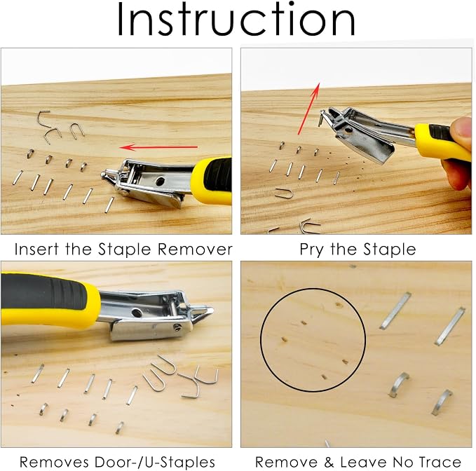 Staple Remover Heavy Duty Upholstery Staple Puller Tool - Image 4