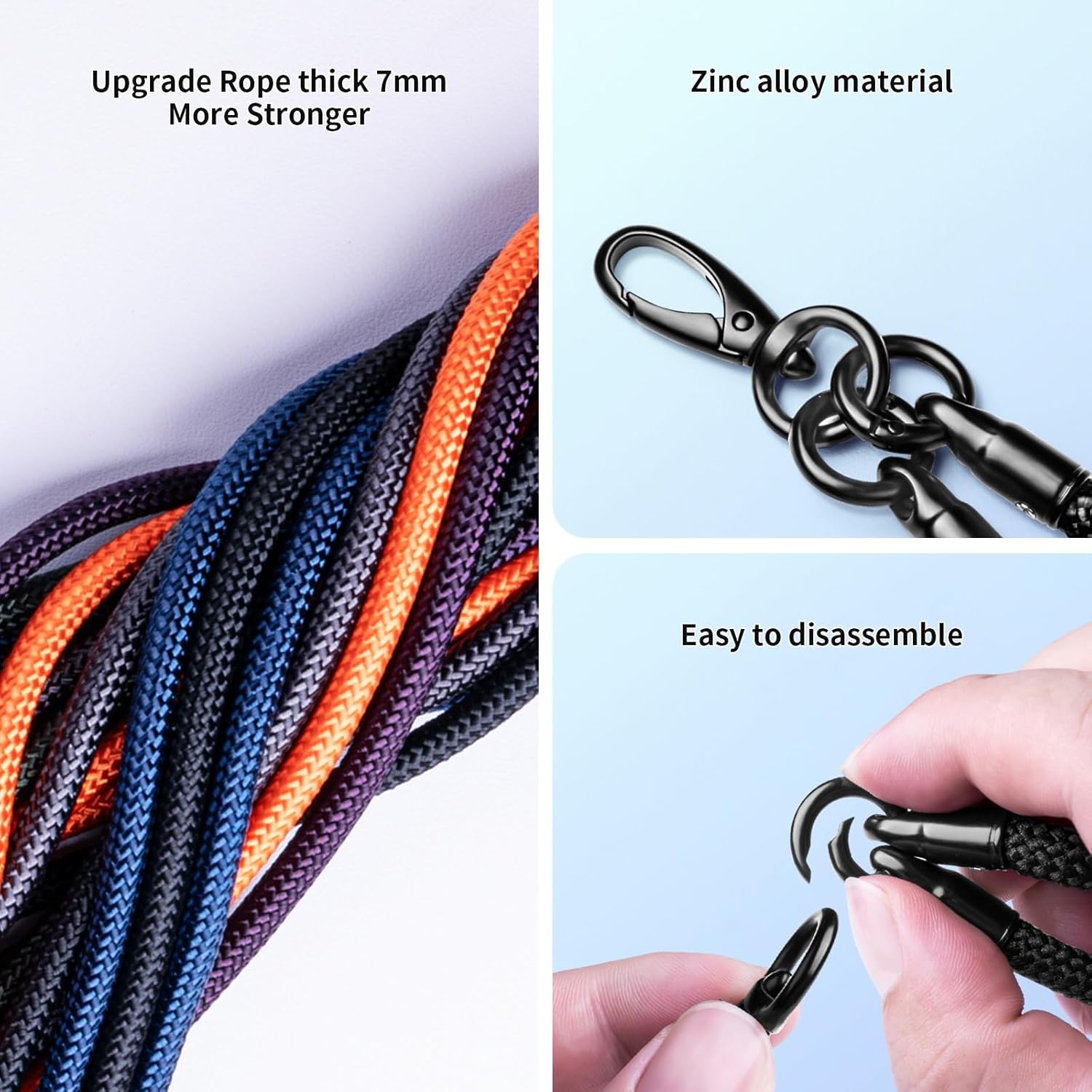 Cell Phone Lanyard Holder Anti Theft Crossbody Phone Wrist & Neck Strap, Compatible with Most iPhone tether Case