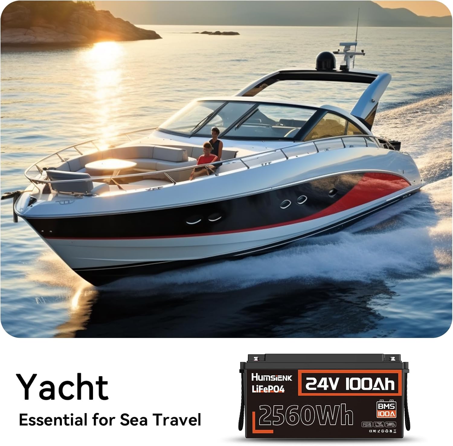 24V Lithium Battery 100Ah LiFePO4 Batterys 2 PCS, Built-in 100A BMS with Low-Temp, 15000+ Deep Cycles, 2560Wh Lithium Iron Phosphate Battery, for RV Solar Energy Off Grid Trolling Motor