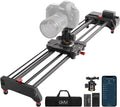 GVM Motorized Camera Slider,31" Wireless Carbon Fiber Dolly Rail Camera Slider with APP Control, Motorized Time Lapse and Video Shot Follow Focus Shot and 120 Degree Panoramic Shooting