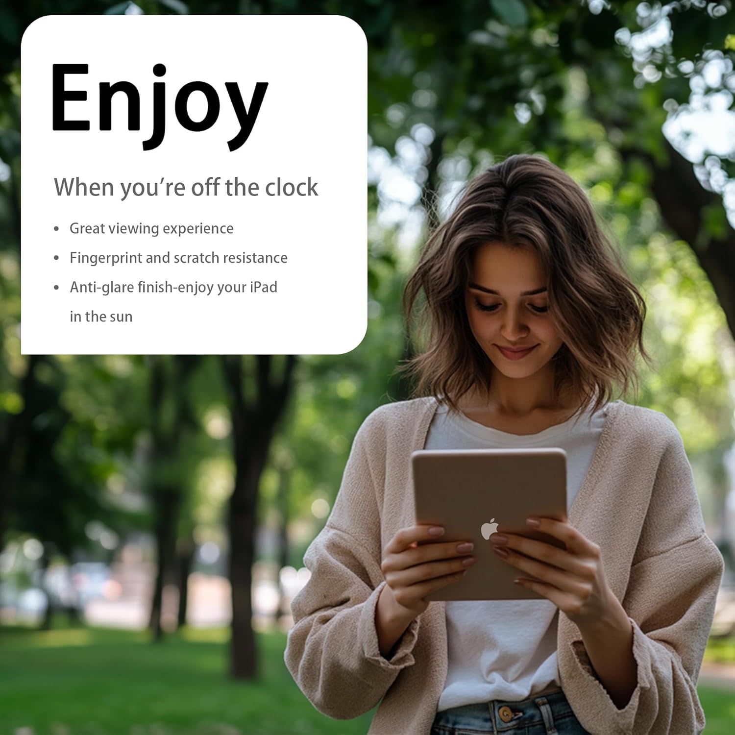 Megoo Paper Glass Screen Protector for iPad Air 13 Inch M2-M3(2024-2025 6/7th Gen),Anti-Glare/Writing Like on Paper/Matte Tempered Glass/Protective Case Compatible, 2-Pack
