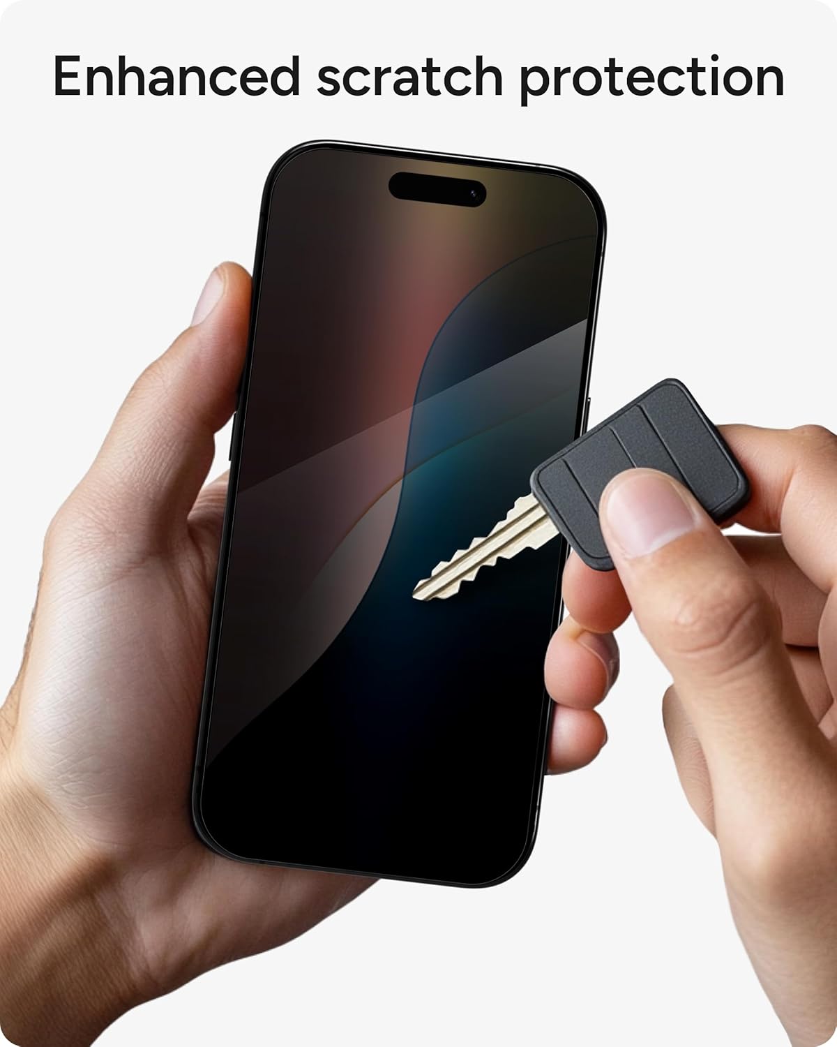 ZAGG Glass Elite Privacy Screen Protector for iPhone 16 Pro - 2-Way Privacy Filter, Ultra-Strong Tempered Glass, 5X Stronger, InvisibleShield, Smudge-Free, Easy Install, Recycled Content