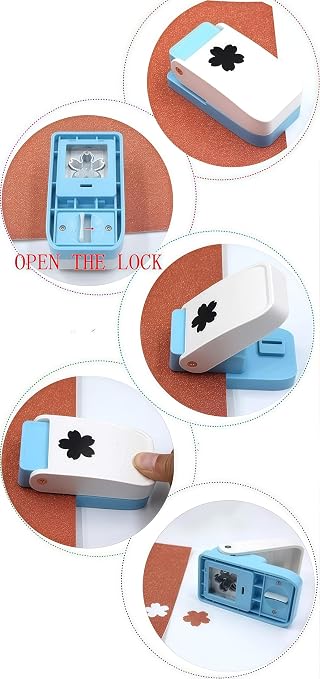 1 inch Ware Square Postage Stamp Punch Craft Lever Punch Handmade Paper Punch - Image 6