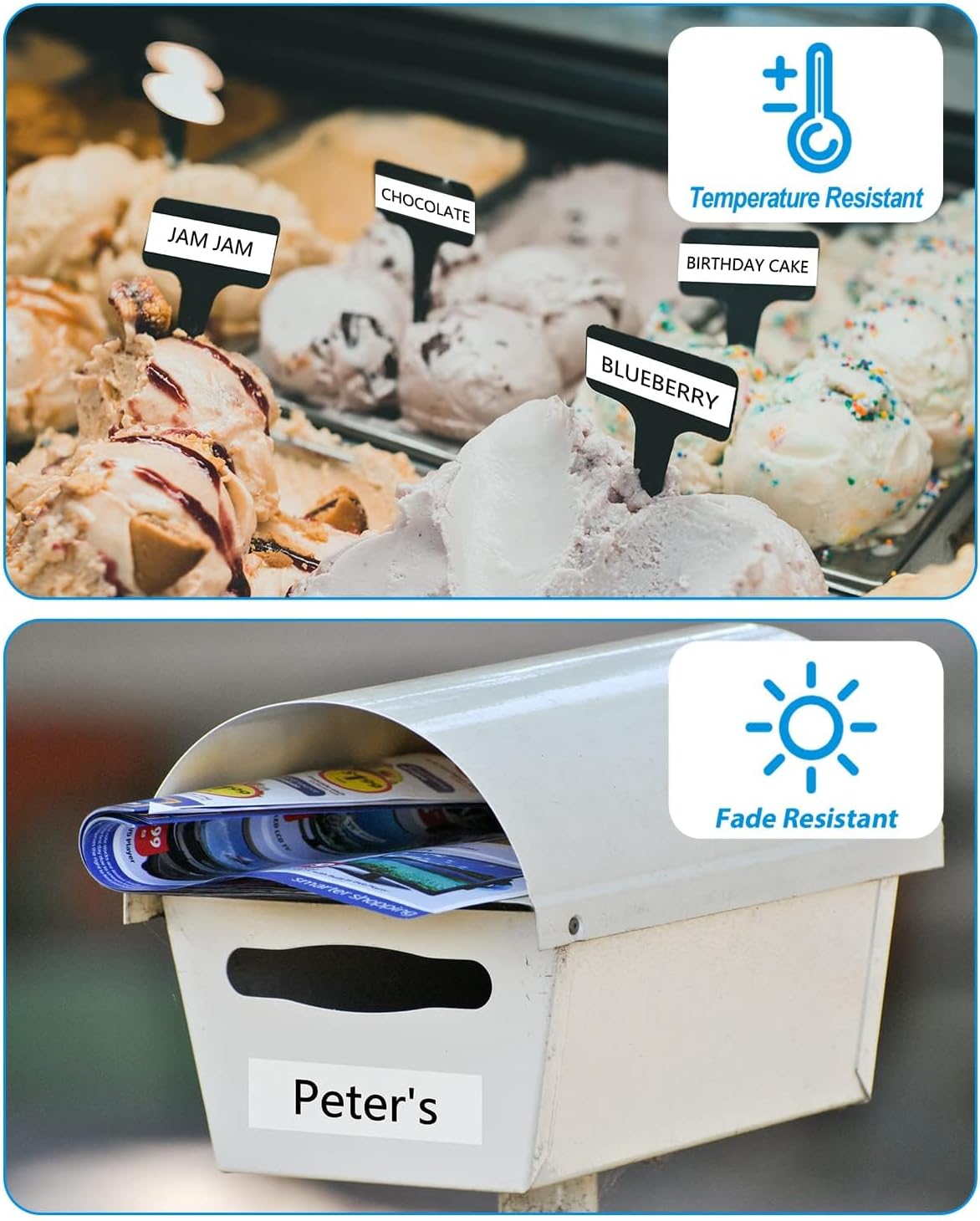 Weemay 1/2" Label Maker Refills Compatible for Brother Tze Tz Tape 12mm 0.47 Laminated White, for Ptouch Label Maker Machine Cube PTD210 PTP701BT PTD220 PTH110 PTH110BP PTH111 PTP750W PTD600, 10 Pack