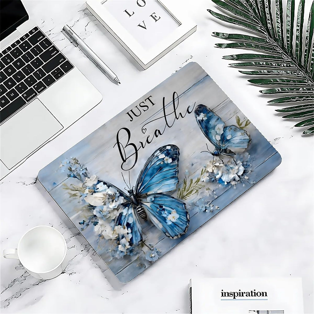 Compatible with MacBook Air 13.3 13.6 Inch Case 2022 2021 2020 2019 Plastic Hard Shell Case Cover,13.3 Air (A1932/A2179/A2337), Butterfly
